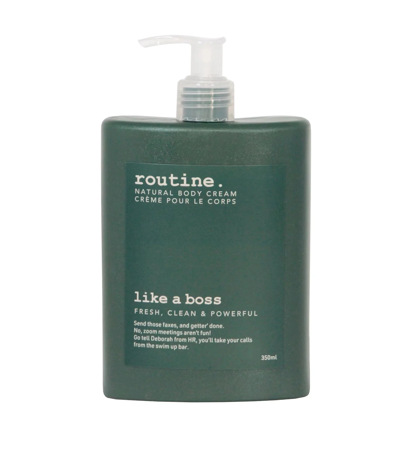 Routine - Like a Boss Natural Body Cream