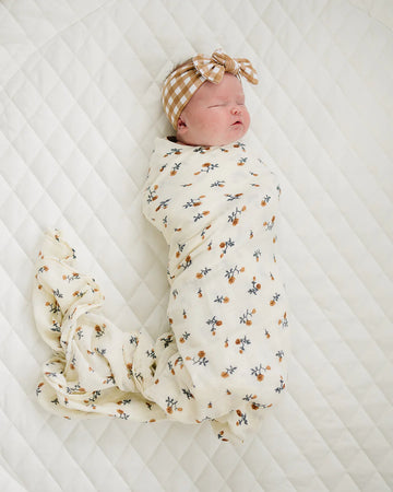 Newborn clearance floral swaddle