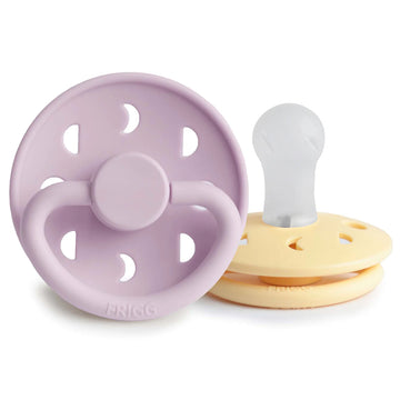 FRIGG Silicone Baby Pacifier | 2-Pack - Soft Lilac/Daffodil