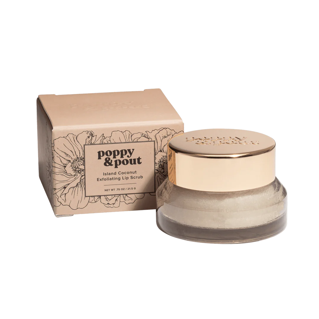Poppy & Pout - Island Coconut Lip Scrub
