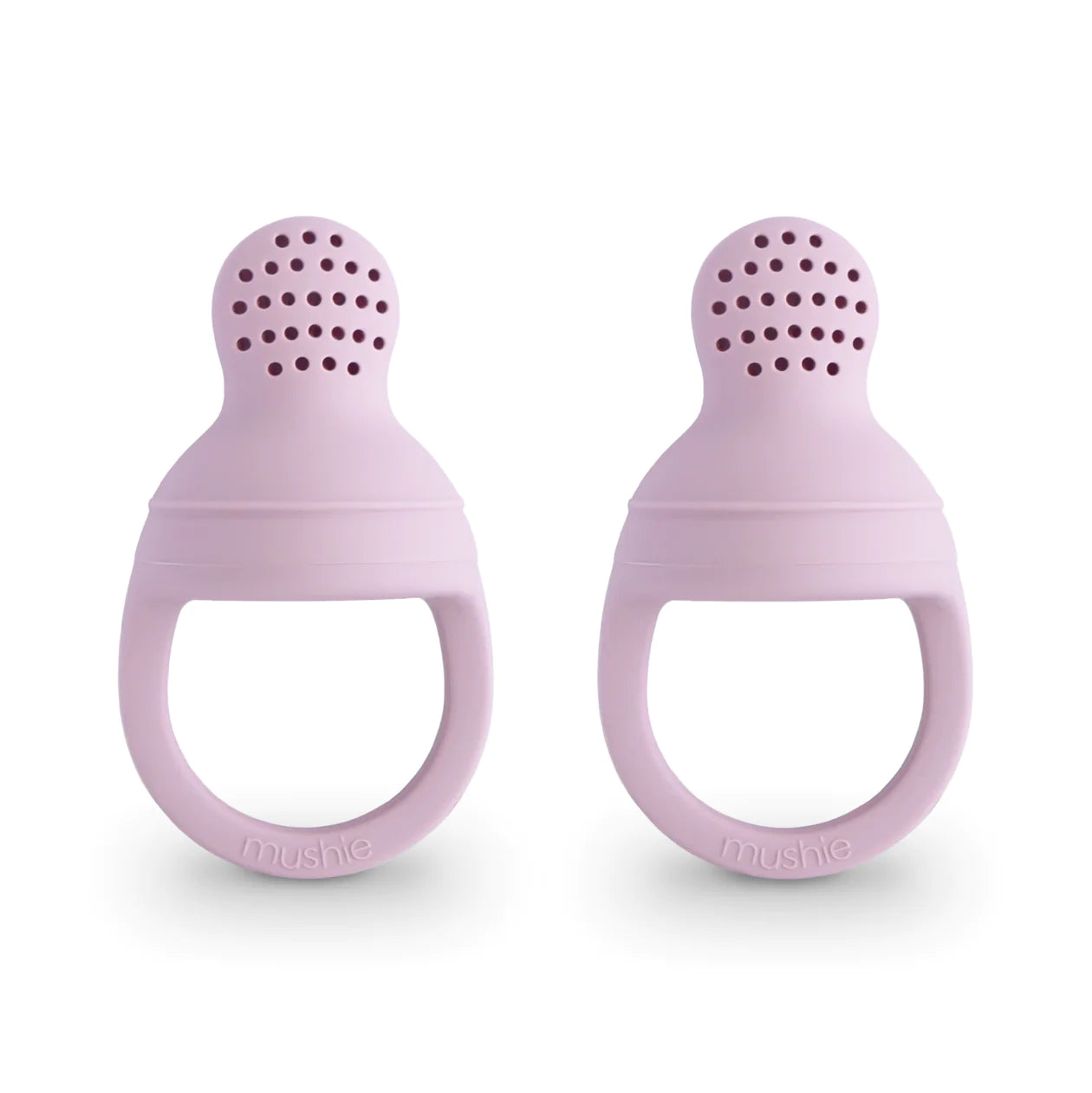 Mushie - Silicone Fresh Food Feeder 2-Pack Soft Lilac