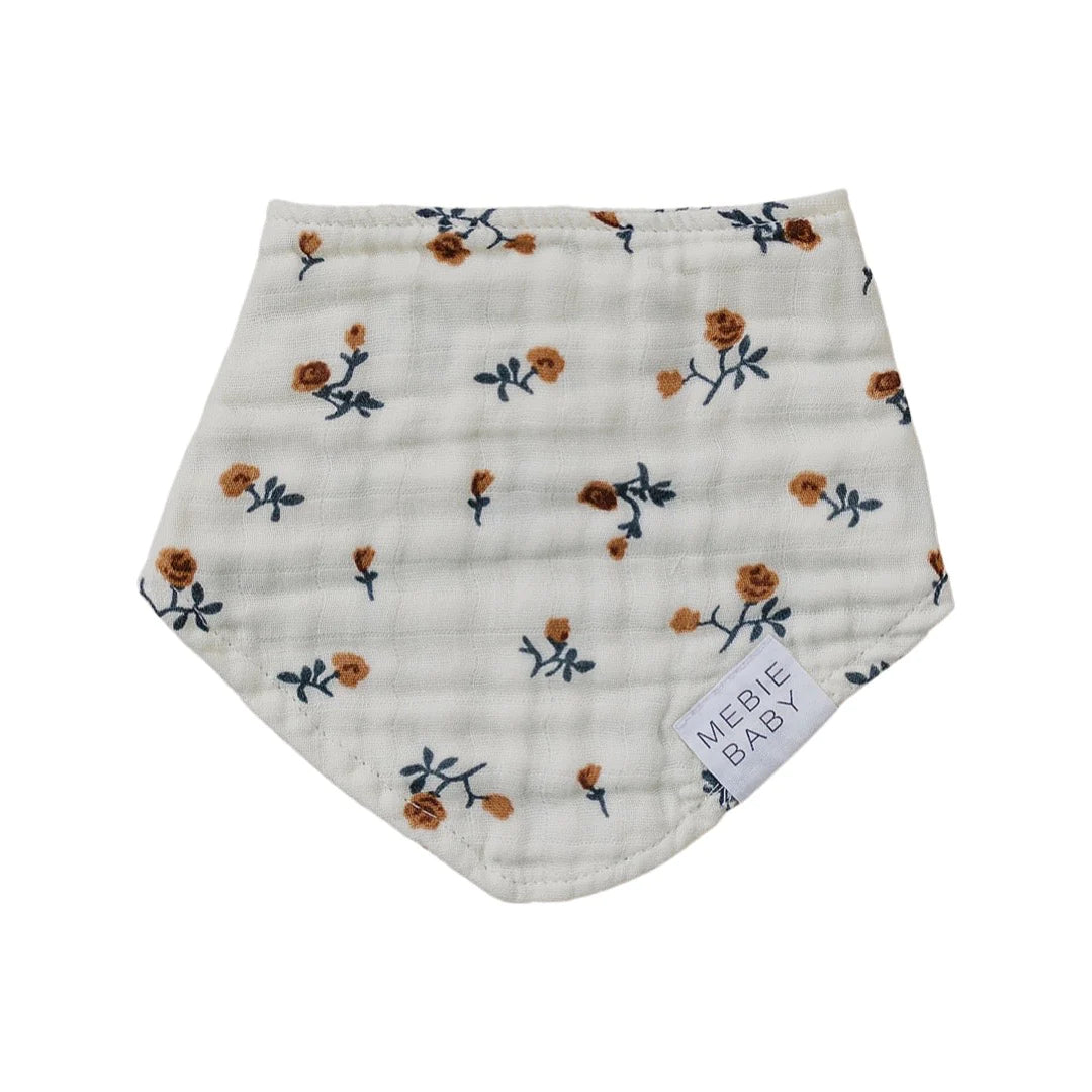 Mebie Baby - Cream Floral Bib