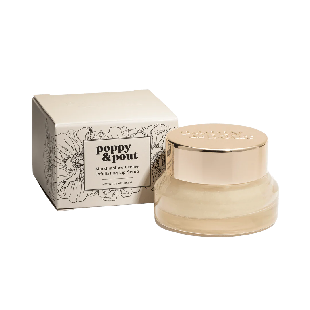 Poppy & Pout - Marshmallow Creme Lip Scrub