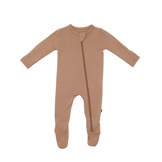Kyte Baby - Zippered Footie in Latte