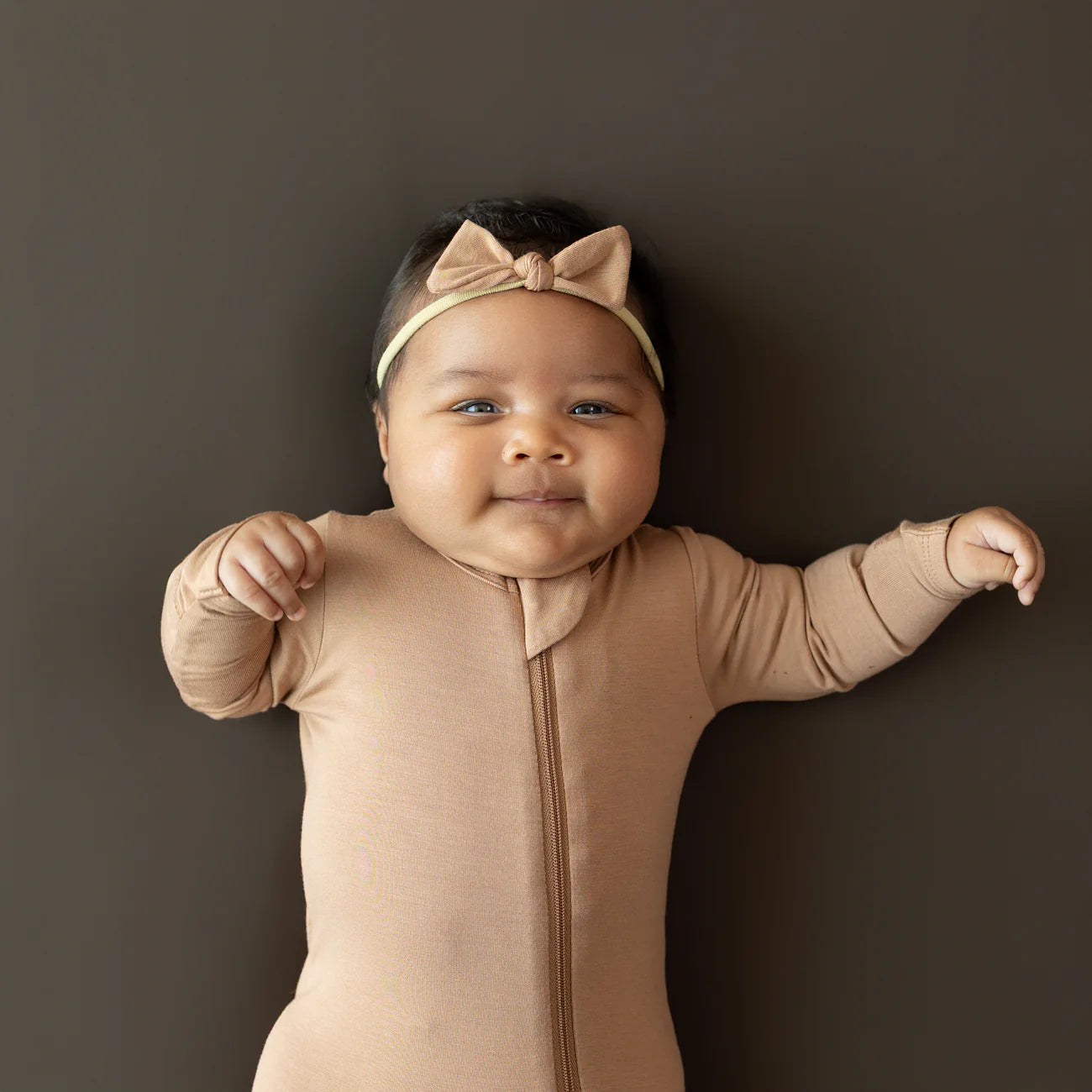 Kyte Baby - Zippered Footie in Latte