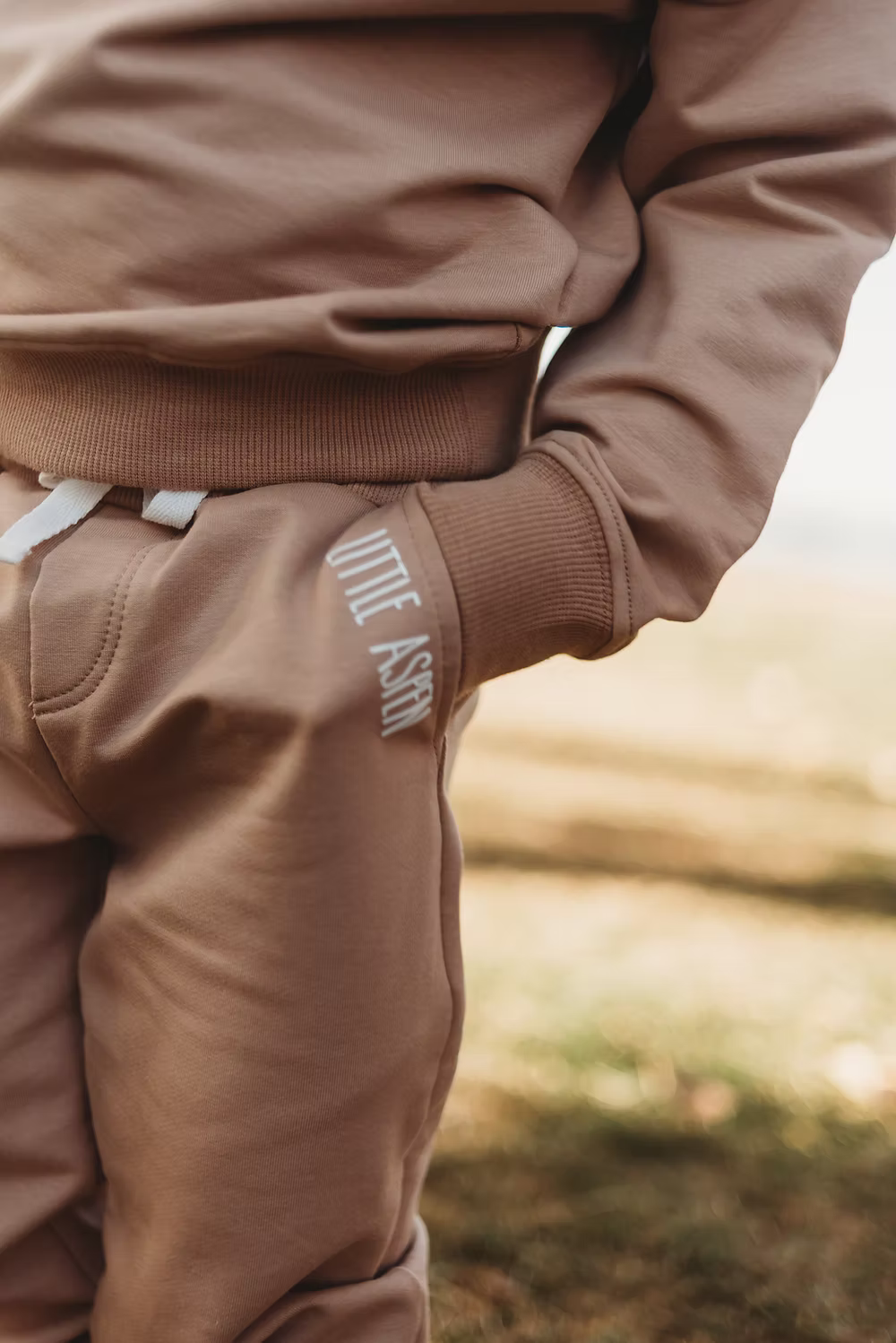 Little Aspen Baby - Latte Jogger Set