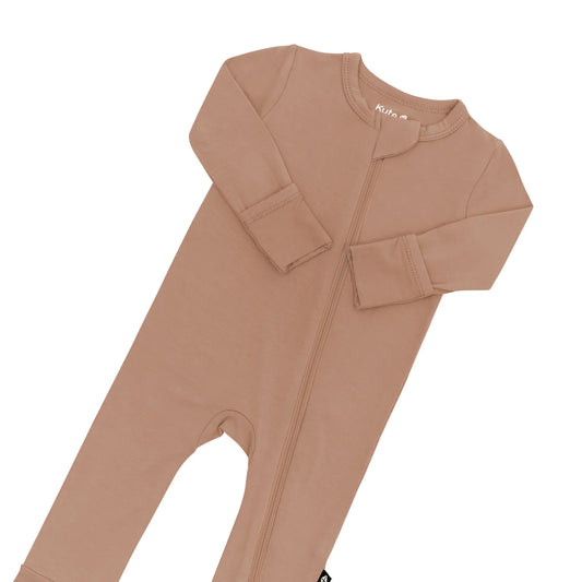Kyte Baby - Zippered Footie in Latte