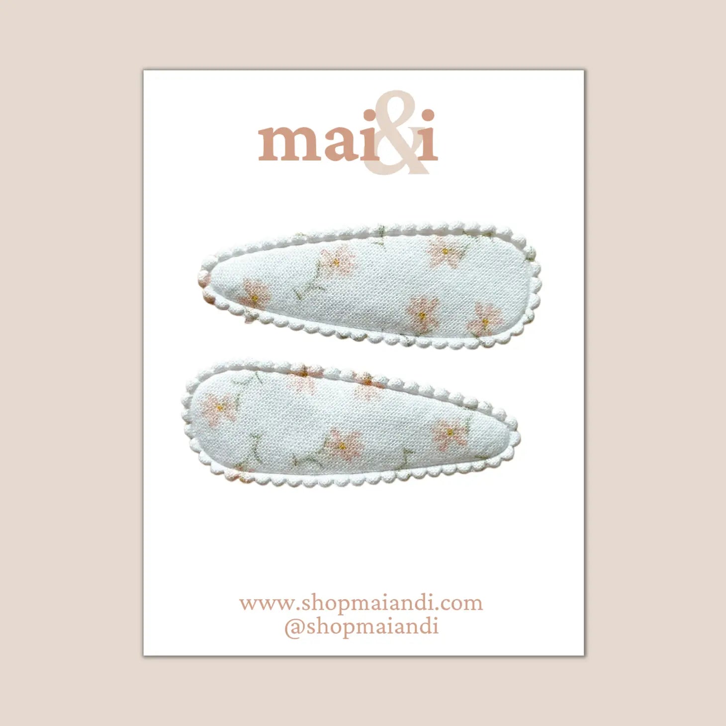 Mai & I - Marguerite Snap Clip Set