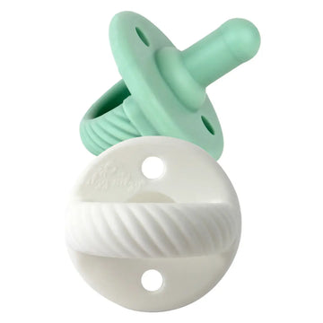 Itzy Ritzy - Sweetie Soother™ Pacifier Sets (2-pack) - Mint and White Cables