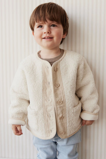 Jamie Kay - Rylan Sherpa Jacket - Natural