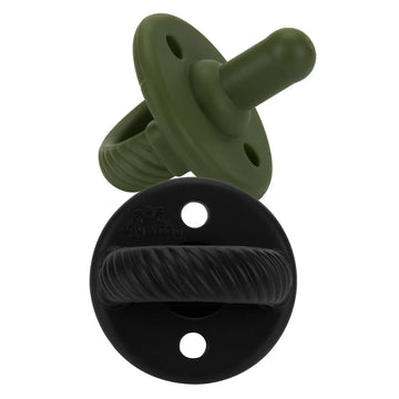 Itzy Ritzy - Sweetie Soother™ Pacifier Sets (2-pack) Camo and Midnight Cables