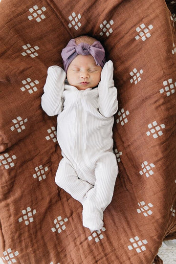 Mebie Baby - Chestnut Textiles Muslin Swaddle Blanket