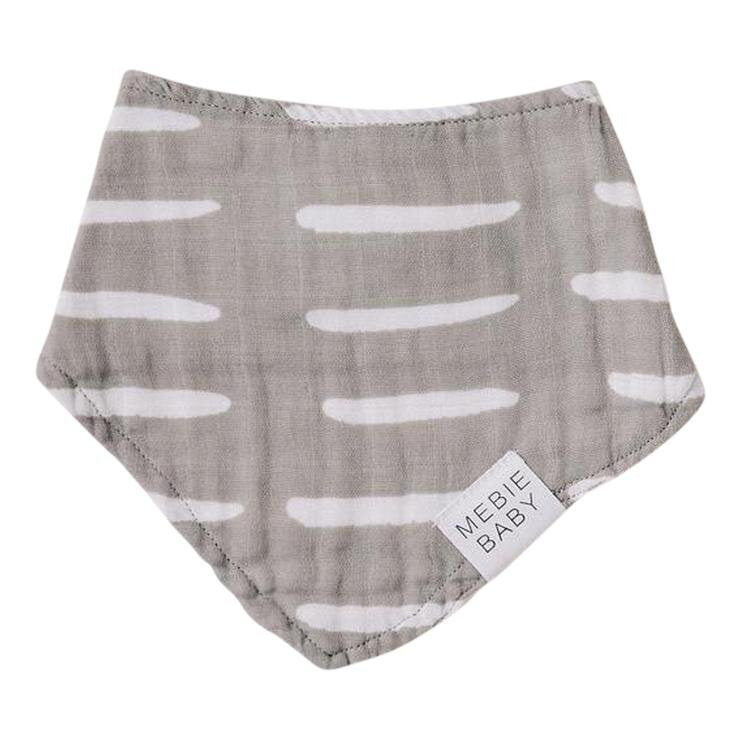 Mebie Baby - Grey Dash Bib