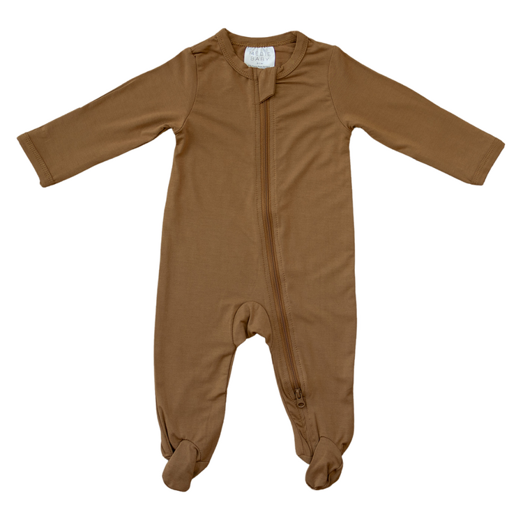 Mebie Baby - Mustard Bamboo Zipper