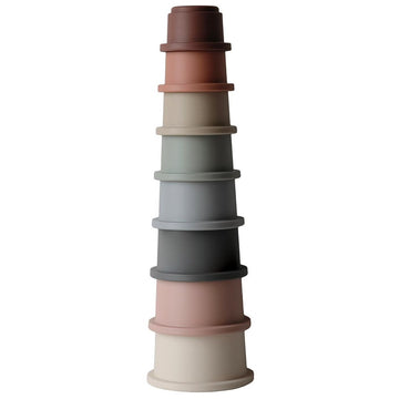 Mushie - Stacking Cups Toy | Made in Denmark (Original)