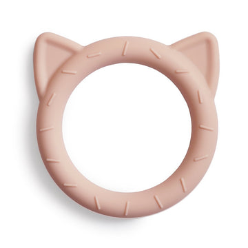 Mushie - Cat Teether (Blush)