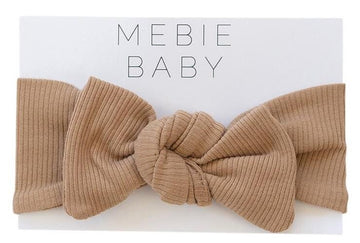 Mebie Baby - Cafe Organic Cotton Ribbed Head Wrap