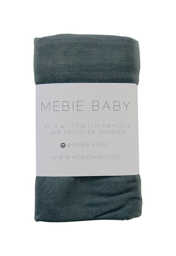 Mebie Baby - Charcoal Stretch Swaddle