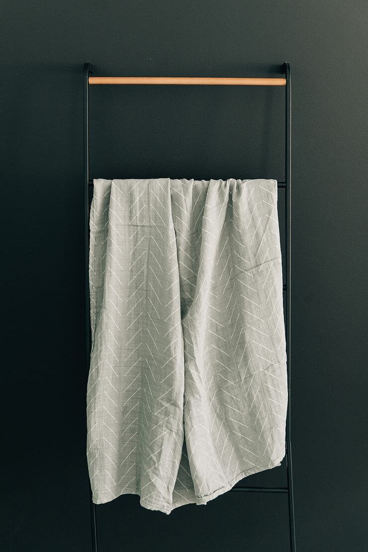 Mebie Baby - Desert Sage Muslin Swaddle Blanket