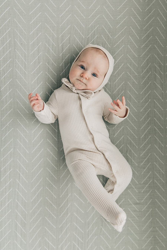 Mebie Baby - Desert Sage Crib Sheet