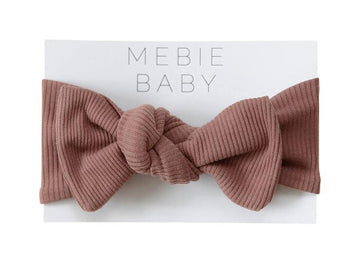 Mebie Baby - Ribbed Dusty Rose Head Wrap