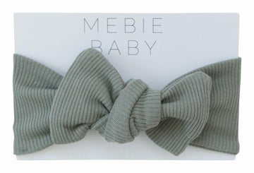 Mebie Baby - Green Organic Cotton Ribbed Head Wrap