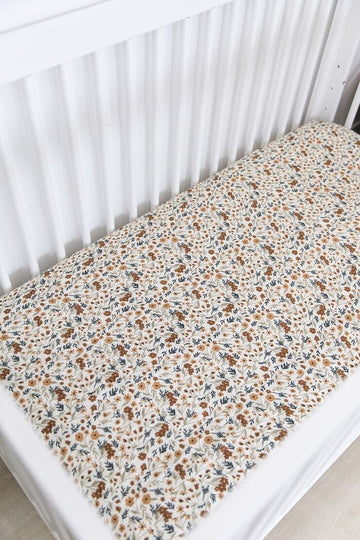 Mebie Baby - Harvest Floral Crib Sheet