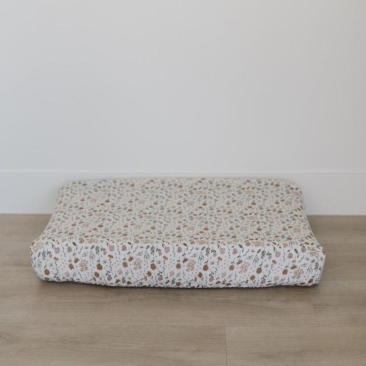 Mebie Baby - Meadow Floral Changing Pad Cover