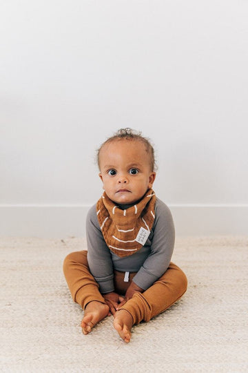 Mebie Baby - Mustard Mudcloth Bib