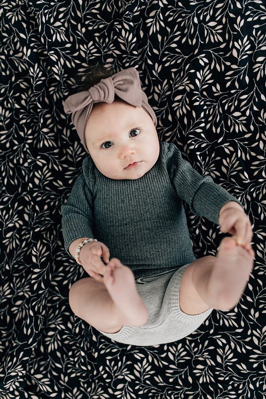 Pre Order - Mebie Baby - Bamboo Plum Head Wrap