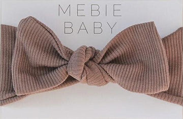 Mebie Baby - Plum Organic Cotton Ribbed Head Wrap