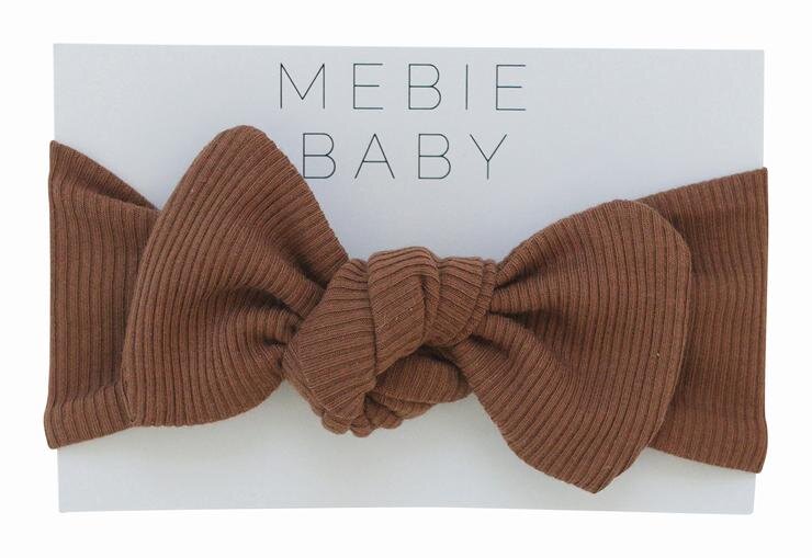 Mebie Baby - Rust Ribbed Head Wrap