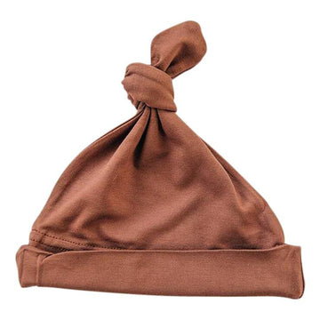 Mebie Baby - Bamboo Rust Newborn Knot Hat