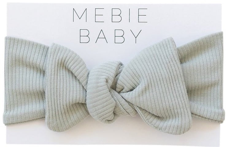 Mebie Baby - Sage Organic Cotton Ribbed Head Wrap