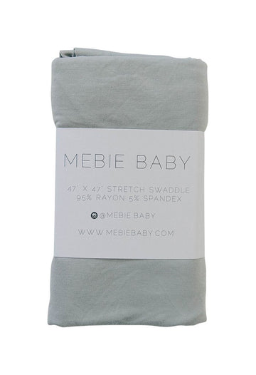 Mebie Baby - Stone Bamboo Stretch Swaddle